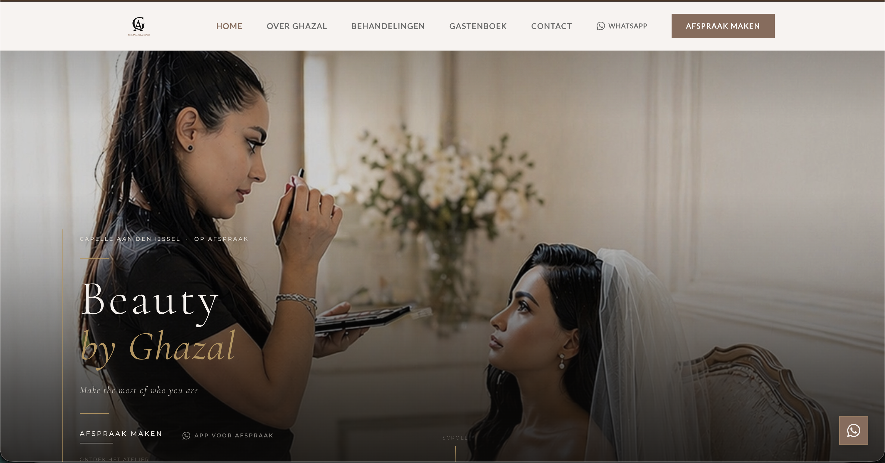 Beauty by Ghazal website